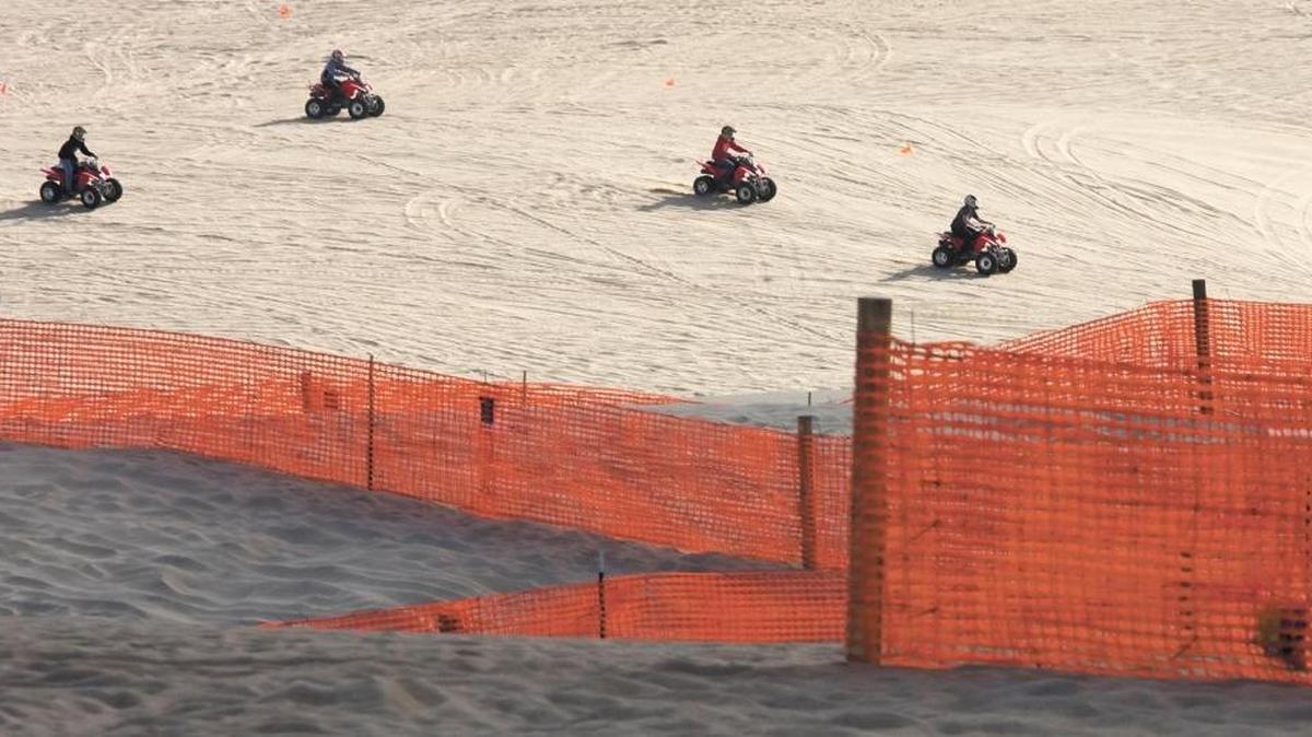 Fences put up in 2014 were among the measures taken to reduce the amount of dust blowing off the Oceano Dunes State Vehicle Recreation Area.