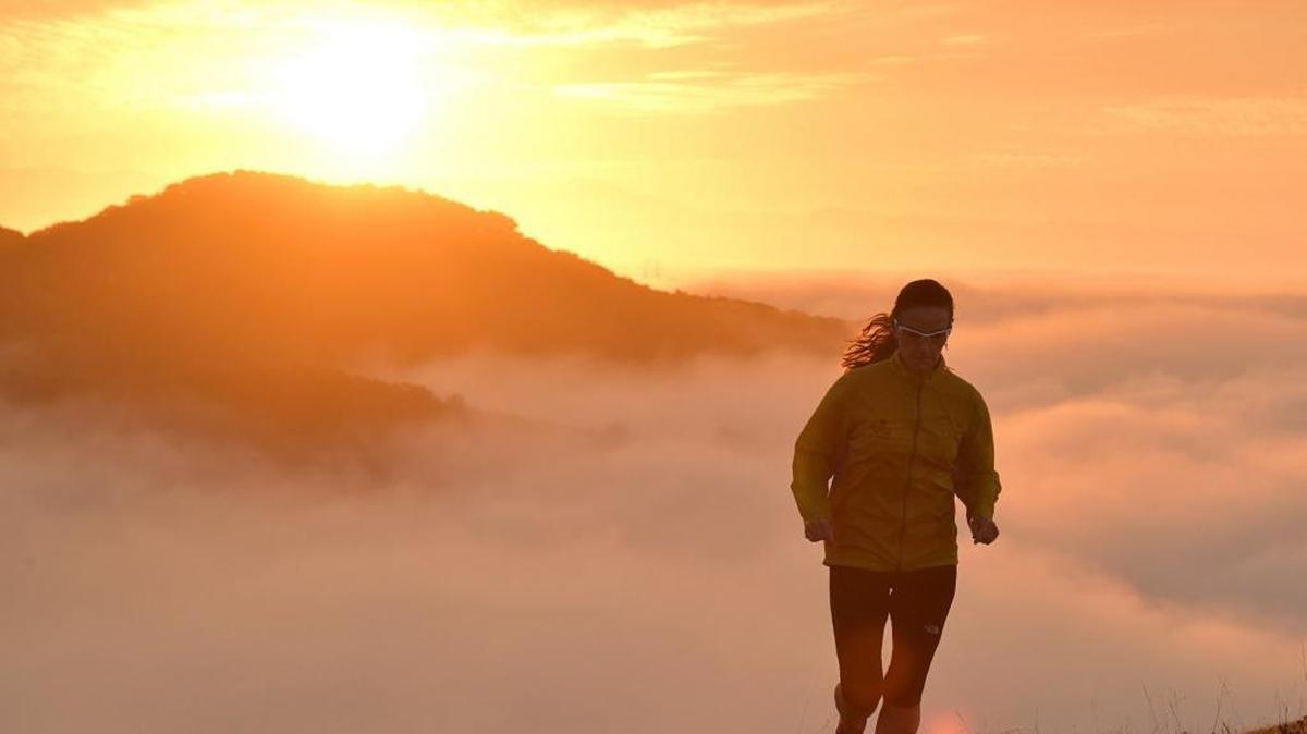 In this file photo, a runner traverses the Wild Cherry Canyon in Avila Beach, the site of the inaugural SLO Ultra trail running event.