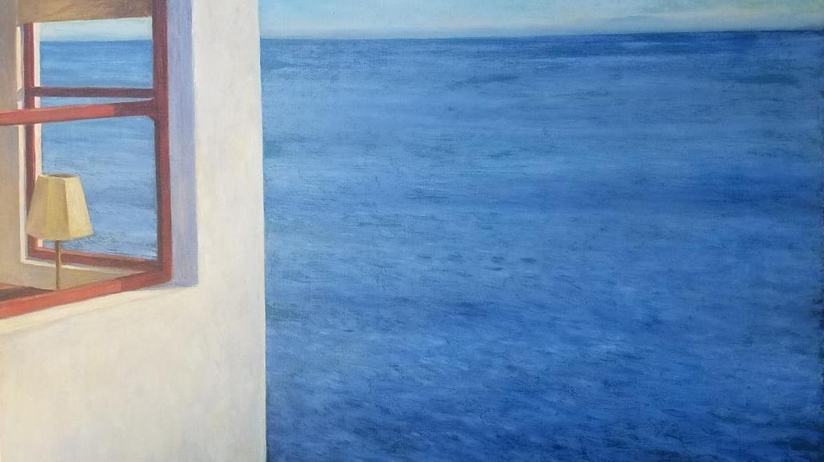 “Over the Pacific” by Mark Beck is featured in the exhibition “Hidden Gems: Selections from the Permanent Collection,” running through Aug. 27 at the San Luis Obispo Museum of Art.