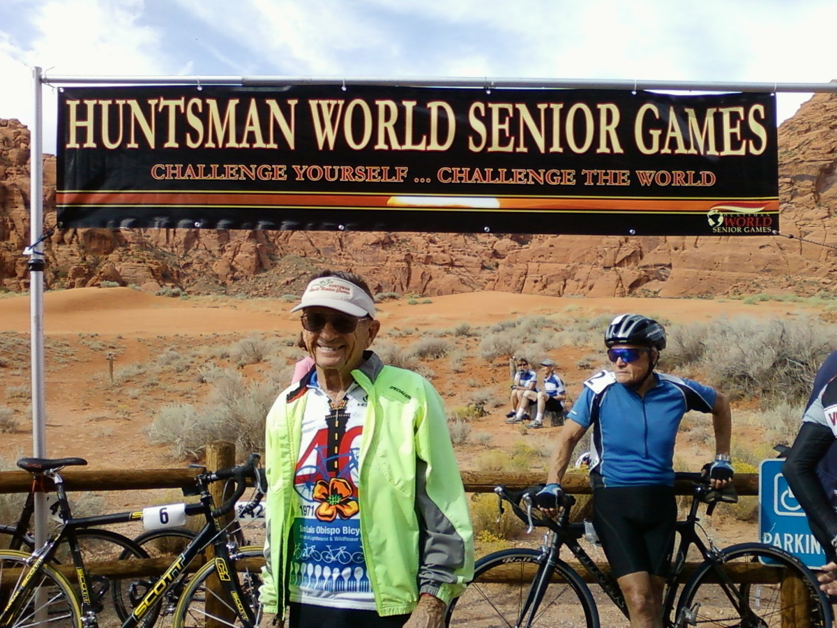 Glenn Vanderlinde at the Huntsman World Senior Games in Utah.
