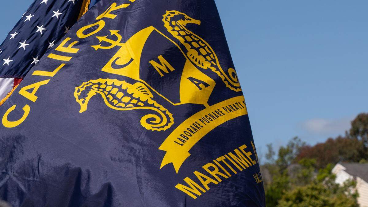 The California State University Maritime Academy campus is located on the waterfront in Vallejo.