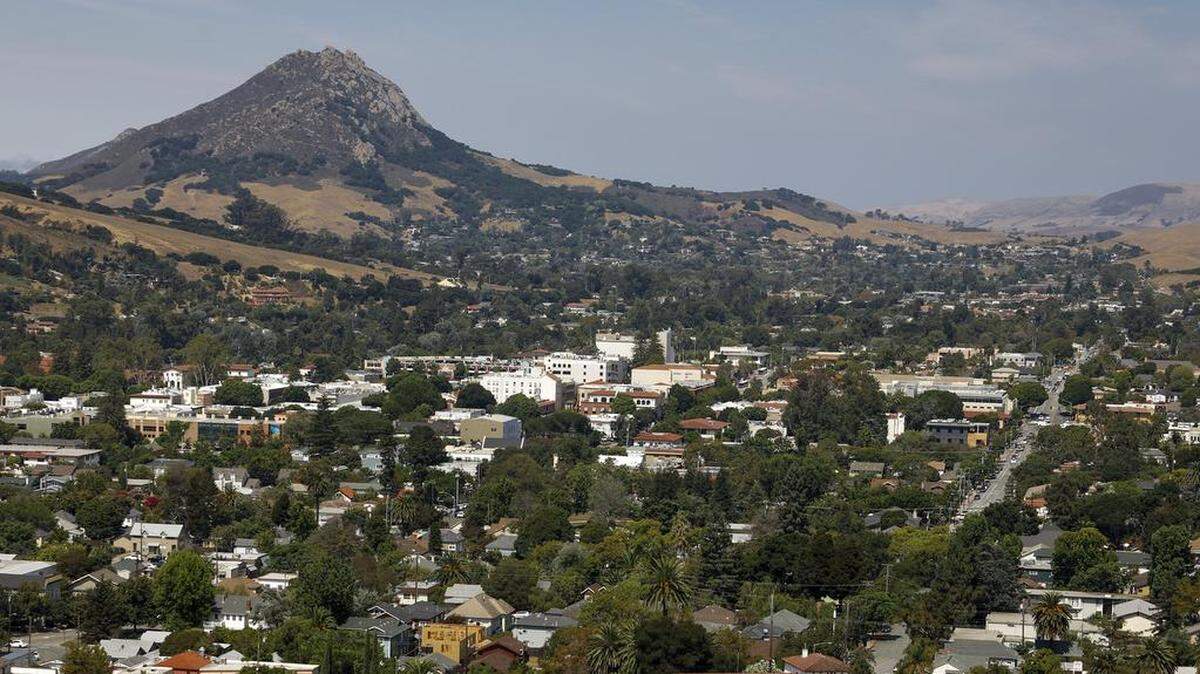 View of San Luis Obispo from Terrace Hill.