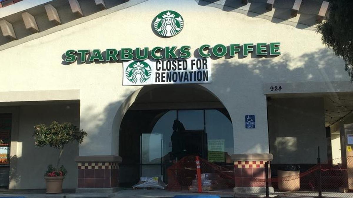 The Starbucks at 924 W. Branch St. in Arroyo Grande is closed temporarily for renovations.