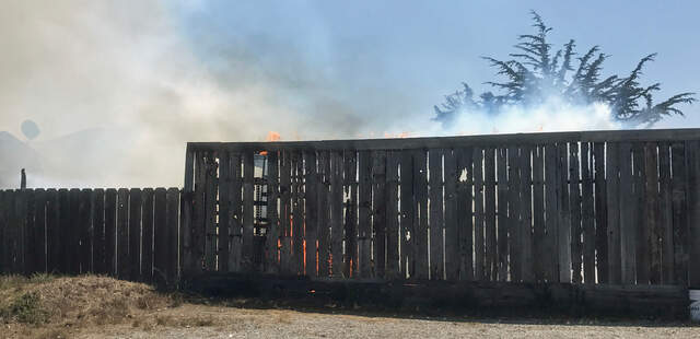 Oso Complex Fire Structure fire destroys building in Los Osos | San Luis Obispo Tribune