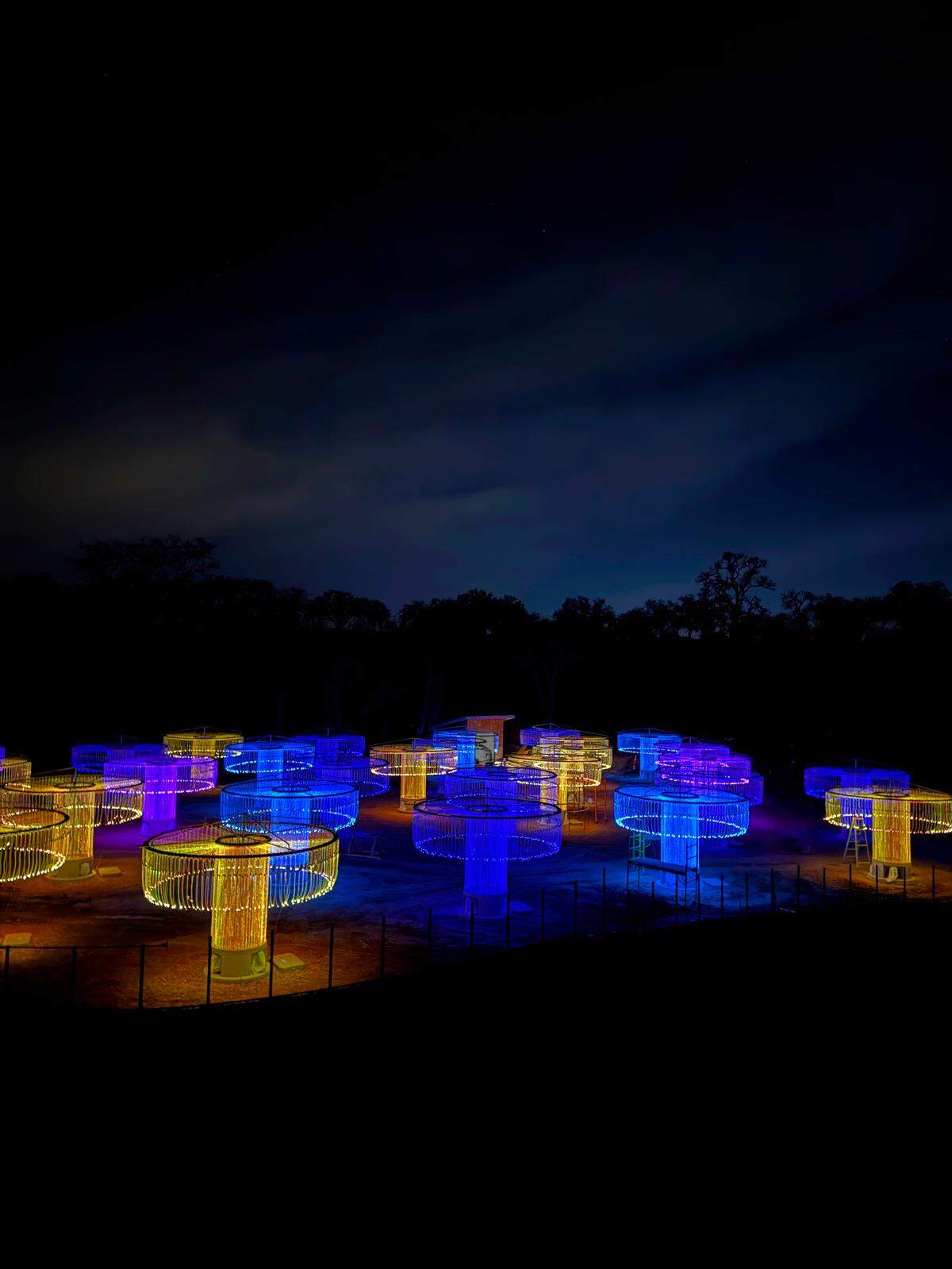 Sensorio in Paso Robles will unveil a new fiber optic light and sound exhibit in April 2025, called “FOSO: Fiber Optic Symphonic Orchestra.”