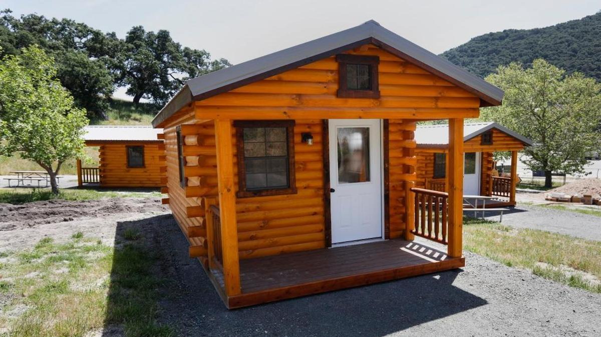 The county has added new log cabins at the Hawk camping area (formerly Campaneros), directly across the road from the marina store at Lake Lopez Recreational Area.