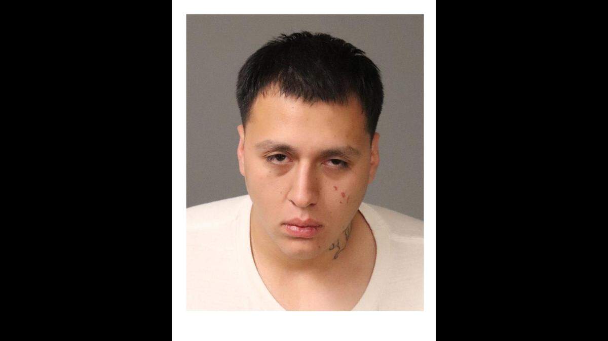 Christian CambrayMartinez, 20, was booked into the San Luis Obispo County jail on suspicion of assault with a deadly weapon after a shooting in Los Osos on Sunday, Nov. 26, 2023.