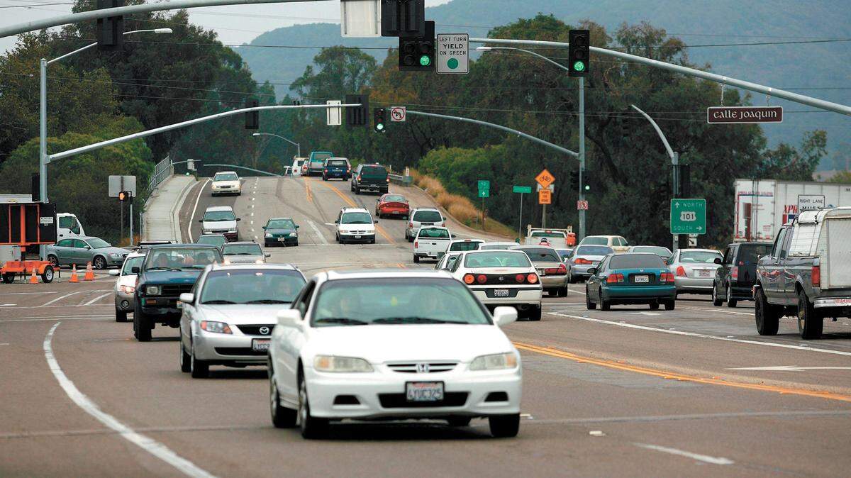 Traffic at Los Osos Valley Road.