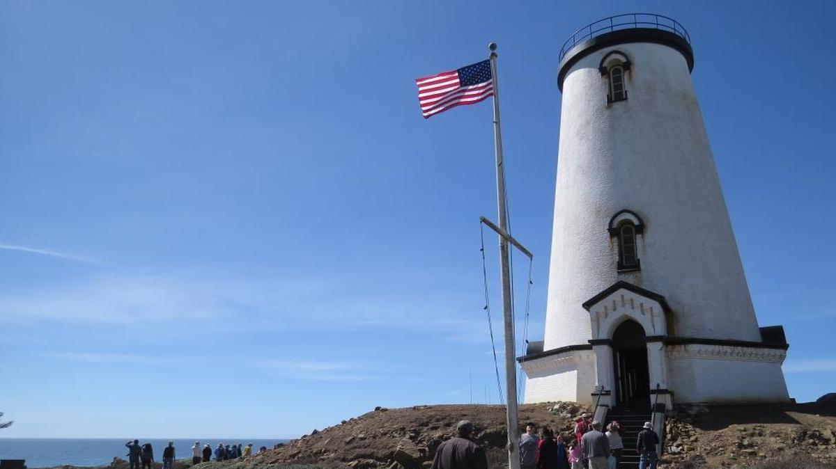 The Piedras Blancas Light Station.