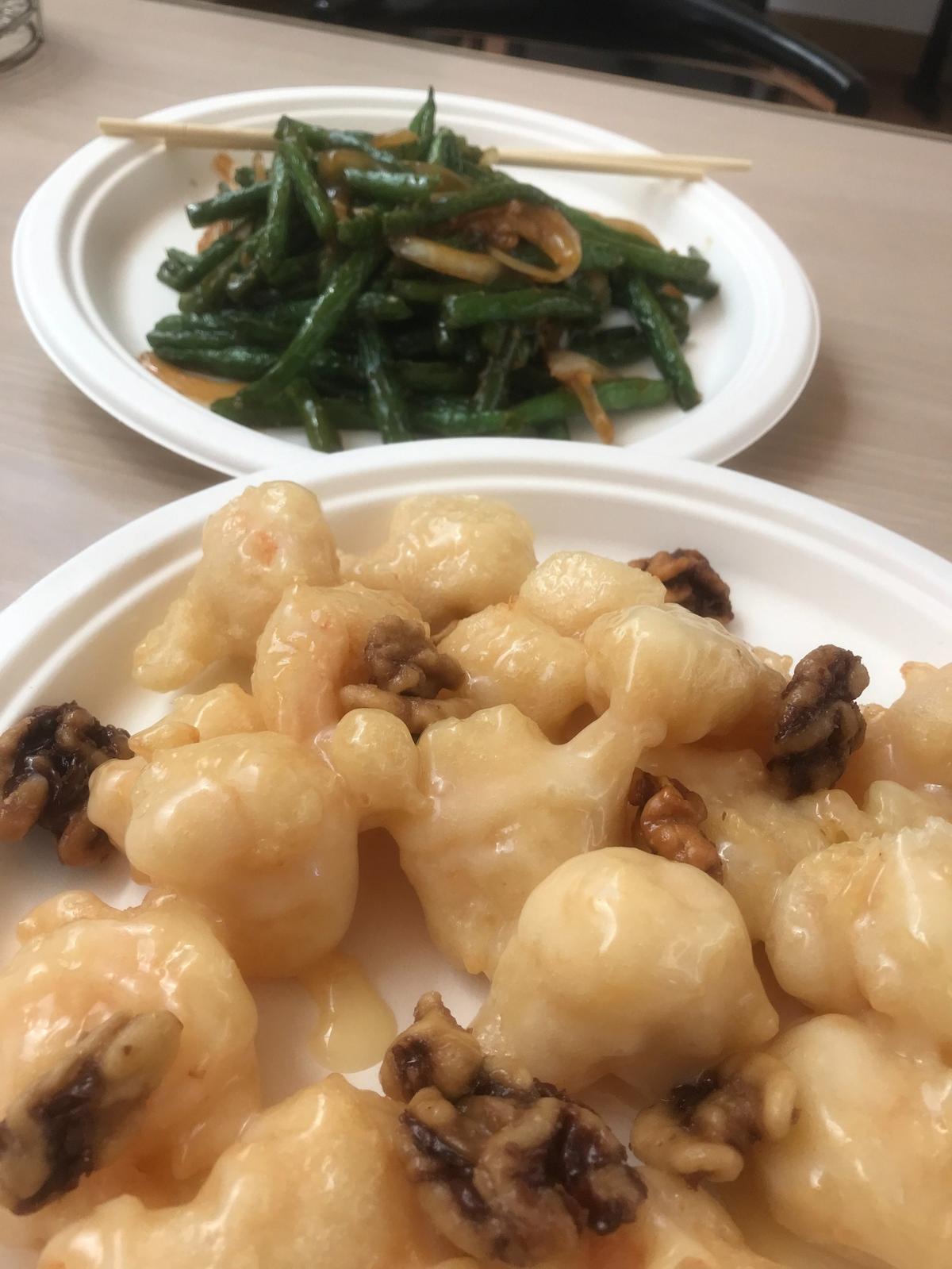 Walnut shrimp and stir-fried green beans are among the popular dishes on the menu at Panda Panda, a new Chinese restaurant in Morro Bay.