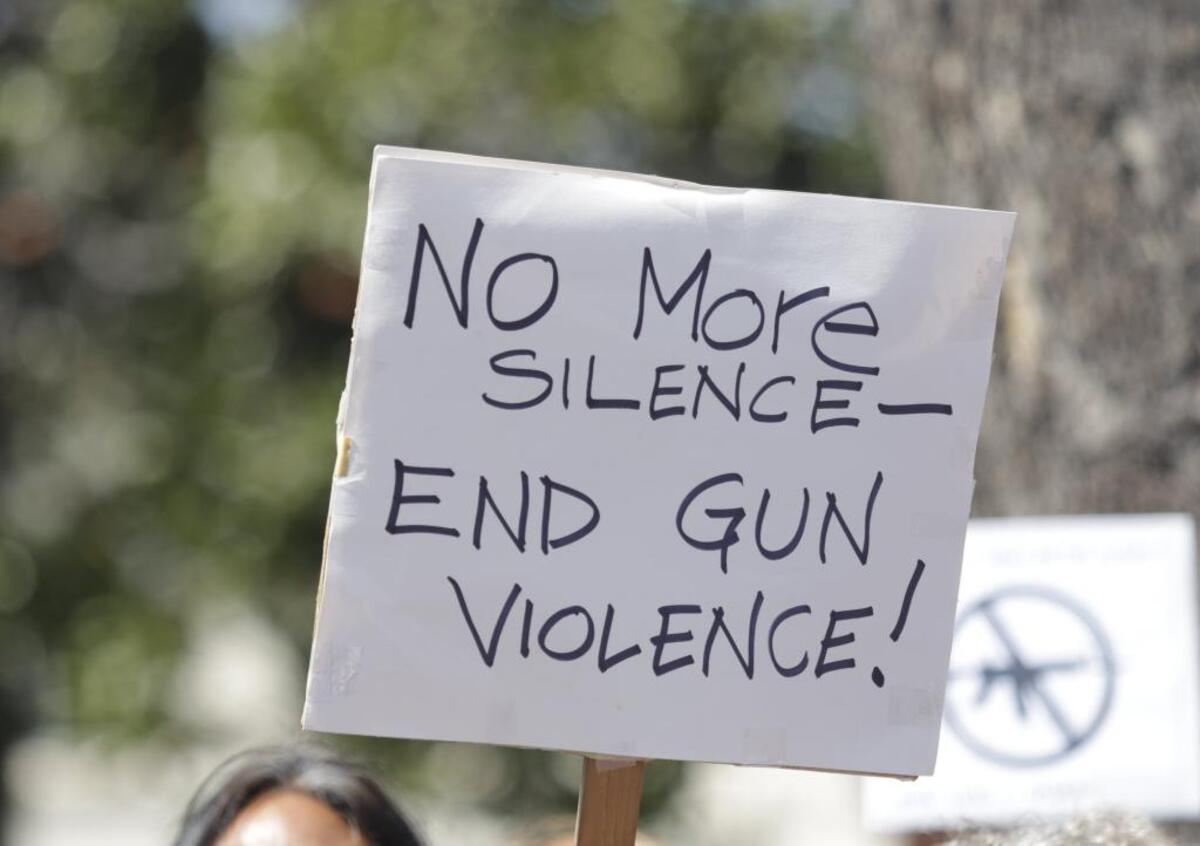 The March for Our Lives began in Mitchell Park in San Luis Obispo, Saturday, March 24, 2018 and wound its way around downtown San Luis Obispo.