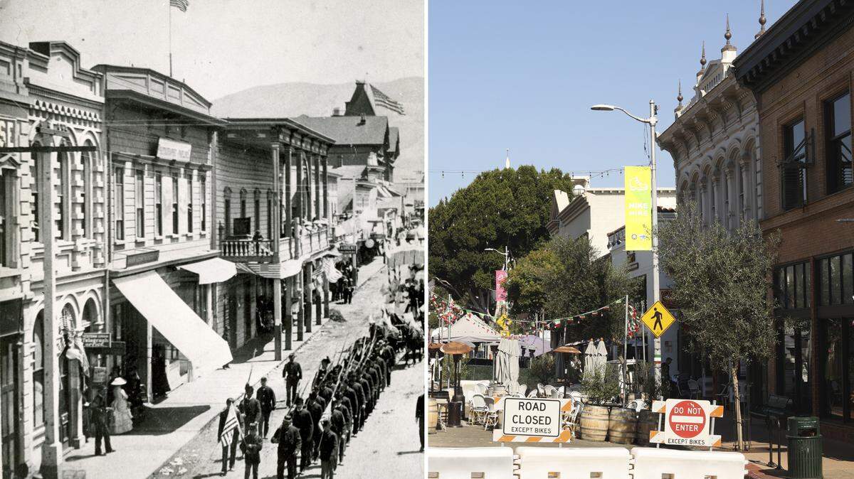 Then and now: Monterey Street in downtown SLO