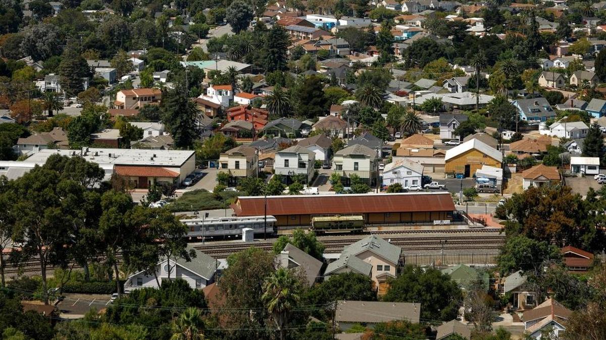 View of San Luis Obispo from Terrace Hill.