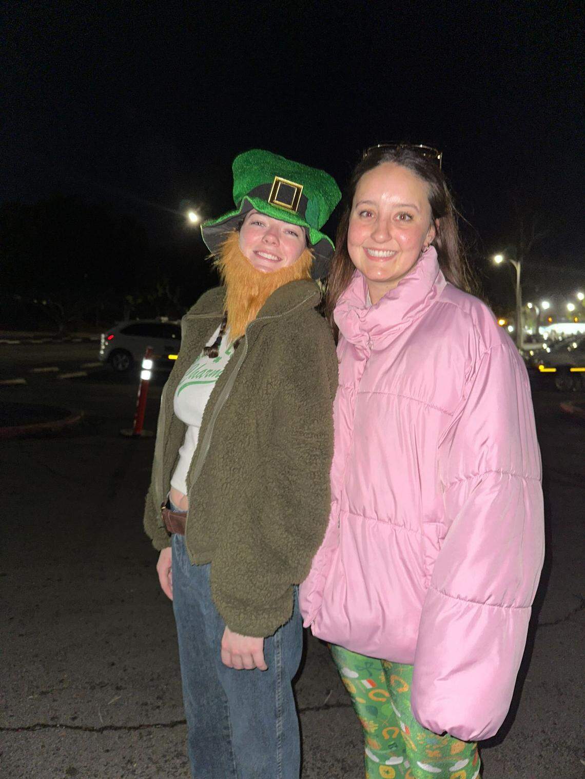 Cal Poly graduate student Lauren Anderson and several of her friends were able to get tickets to the on-campus St. Patrick’s Day concert on March 15, 2025.