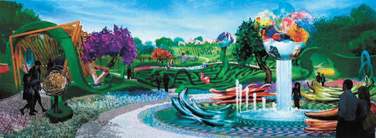 The Garden of the Mind is one of the themed areas at Sensorio, a garden and art attraction planned for Highway 46 East in Paso Robles. Developer Ken Hunter recently began grading work at the site and plans to install a temporary art display while he continues to acquire the necessary permits for his project.