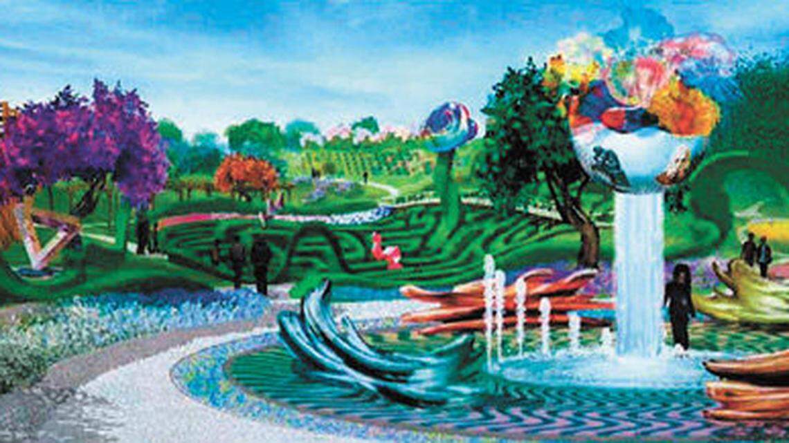 The Garden of the Mind is one of the themed areas at Sensorio, a garden and art attraction planned for Highway 46 East in Paso Robles. Developer Ken Hunter recently began grading work at the site and plans to install a temporary art display while he continues to acquire the necessary permits for his project.