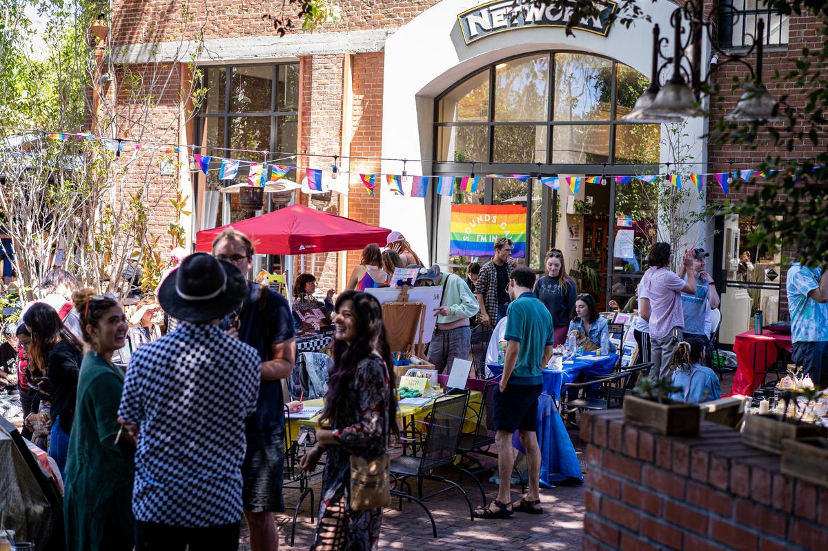 SLO Communty members enjoy the Art and Soul SLO craft fair.