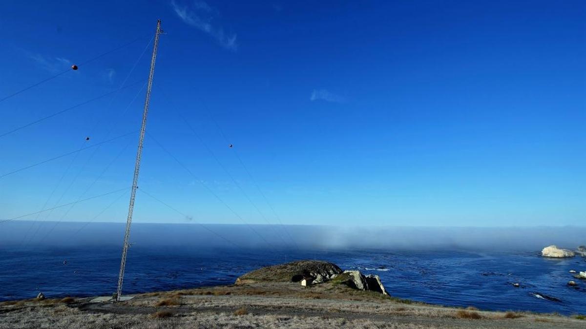 The marine layer hovers just off the coastline at Diablo Canyon Power Plant. Gentle to moderate (8 to 18 mph) Santa Lucia (offshore) winds during the late night and morning hours will keep the coastal-stratus clouds out to sea during overnight and morning hours. However, persistent northwesterly onshore winds during the afternoon hours will allow areas of marine low clouds to develop along the coastal regions during the late afternoon and evening hours.
