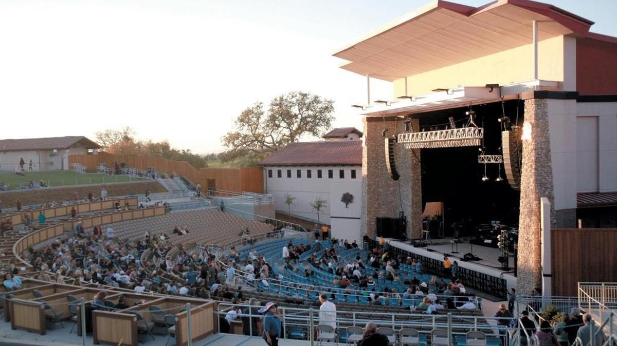 The Vina Robles Amphitheatre before a concert by the rock band ‘Yes’ in 2013.