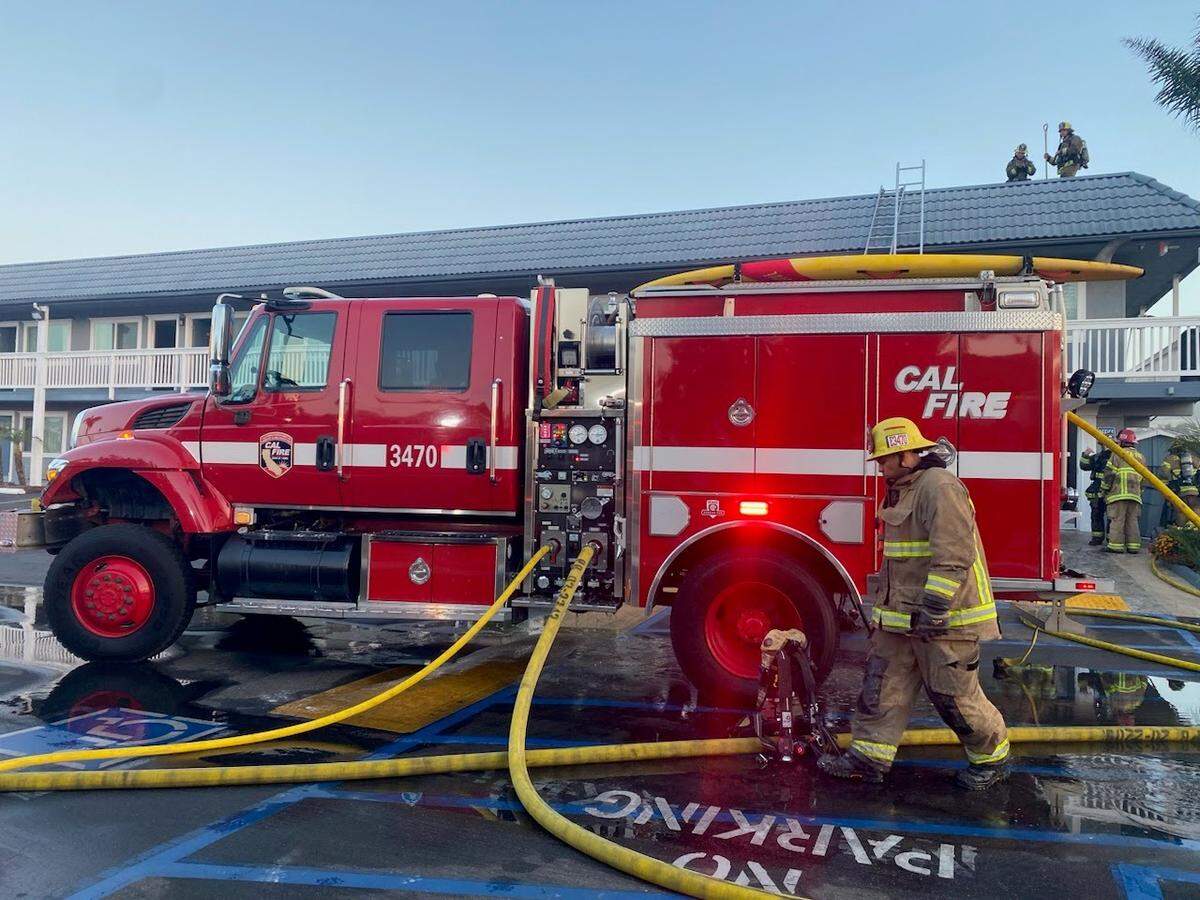 Two fires damaged 15 hotel rooms at The Grove at Pismo Beach on Wednesday, June 19, 2024.