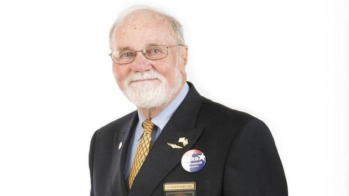 Chuck Ward, photographed in September 2014 while running for city office in Atascadero, died Friday, March 3, 2017.