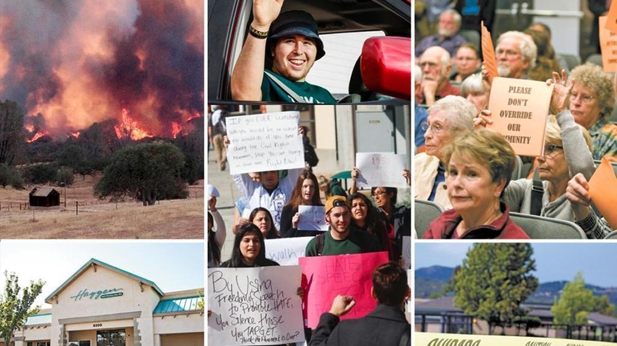 San Luis Obispo County’s top 10 stories of 2015 included fires, protests, a homecoming and more.
