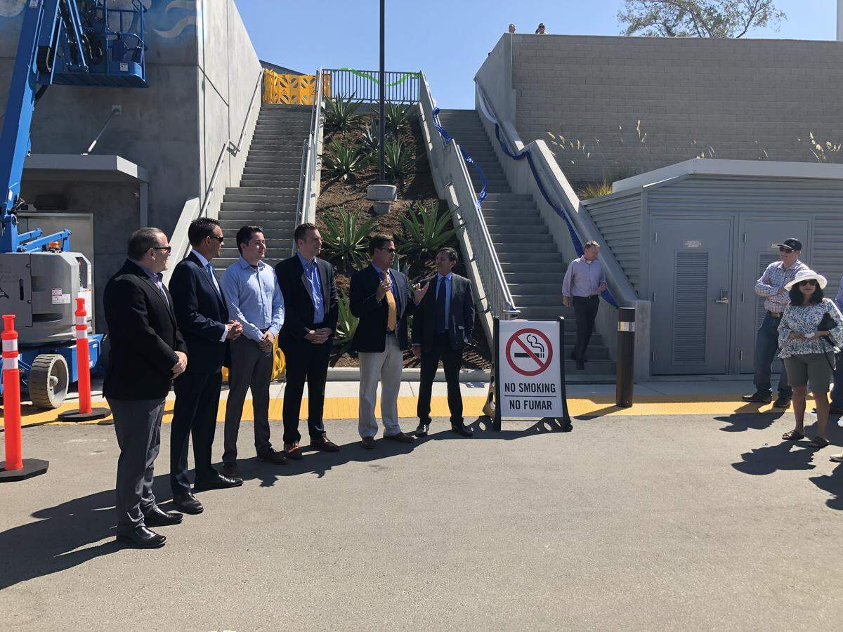 SLO County Airport and local leaders gather to announce the new flights from SLO to San Diego and SLO to Portland on Alaska Airlines.