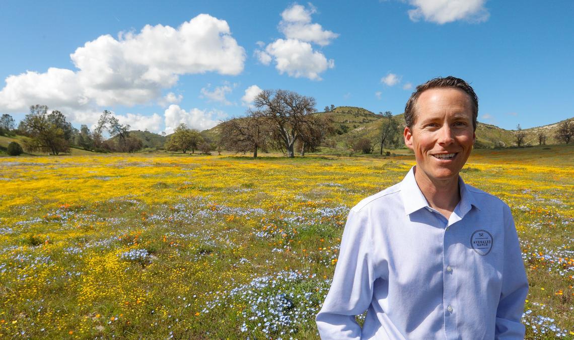 Daniel Sinton is director of operations for Avenales Ranch and part of the fifth generation of a longtime San Luis Obispo County ranching family. The ranch property that includes a Shell Creek Road location that often has a good display of wildflowers along Highway 58.