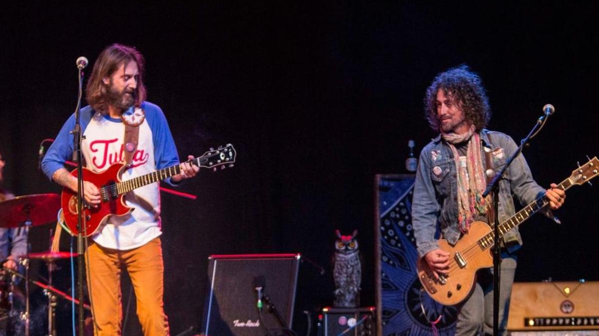Chris Robinson and his band, Chris Robinson Brotherhood, will perform Sunday at the Fremont Theatre in downtown San Luis Obispo. Here, they are shown at a show in Atlanta.