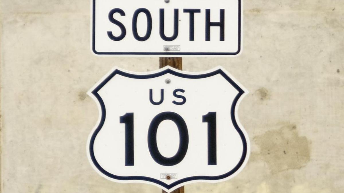 Hwy. 101 sign