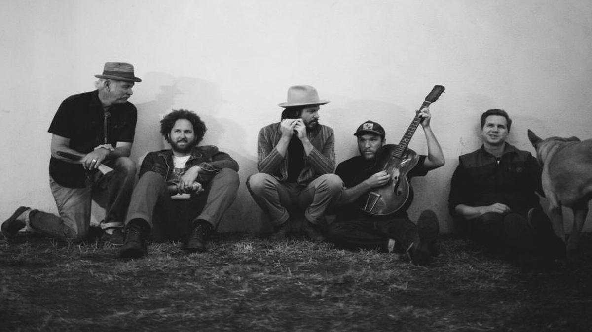 Americana string band Moonsville Collective plays at the Red Barn in Los Osos on Saturday.
