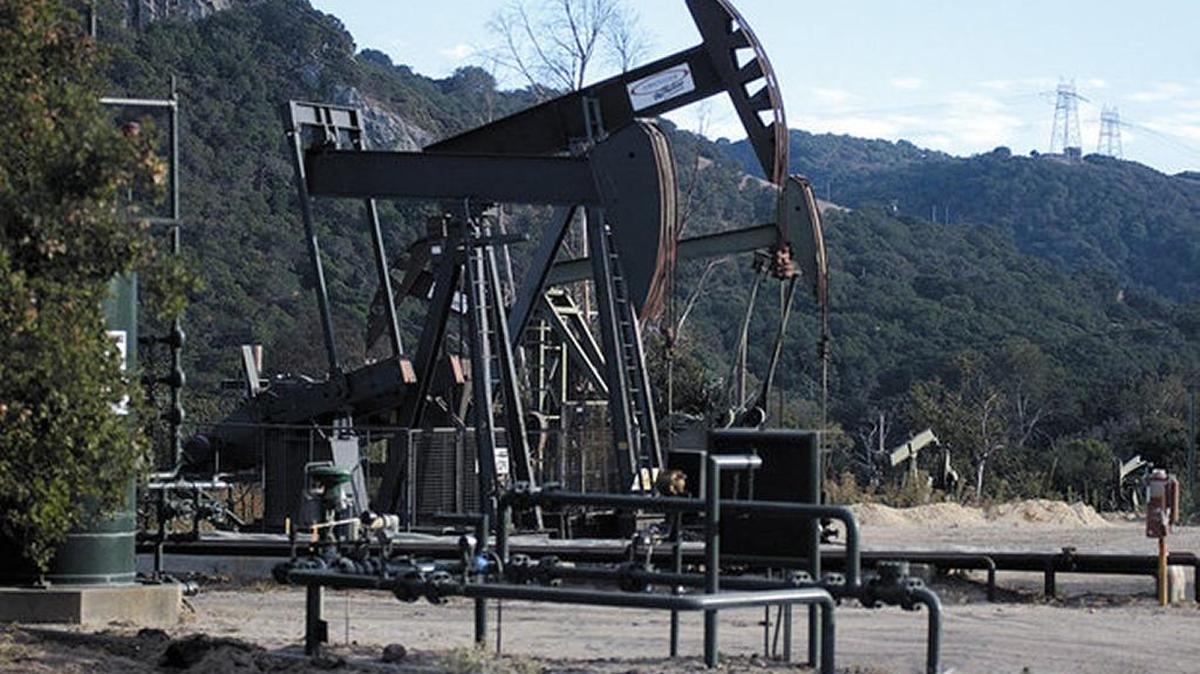 The oil field in Price Canyon.