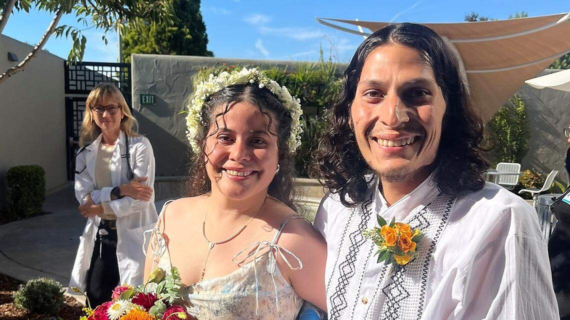 ‘He’s my everything.’ Cancer patient marries fiancee in ceremony at SLO hospital