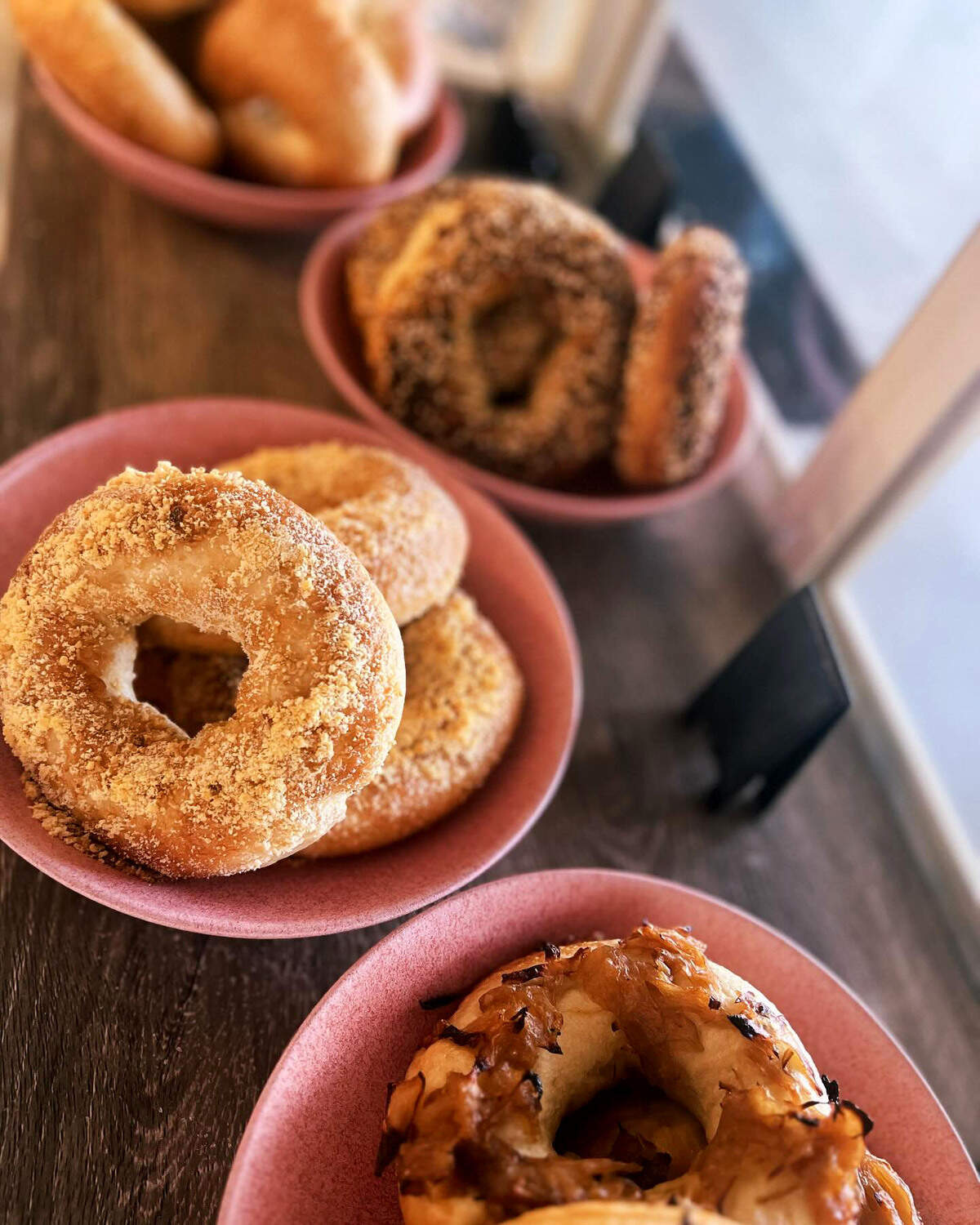 JonnyBoy’s Bagelry and Jewish Delicatessen in Atascadero sells a variety of bagels.