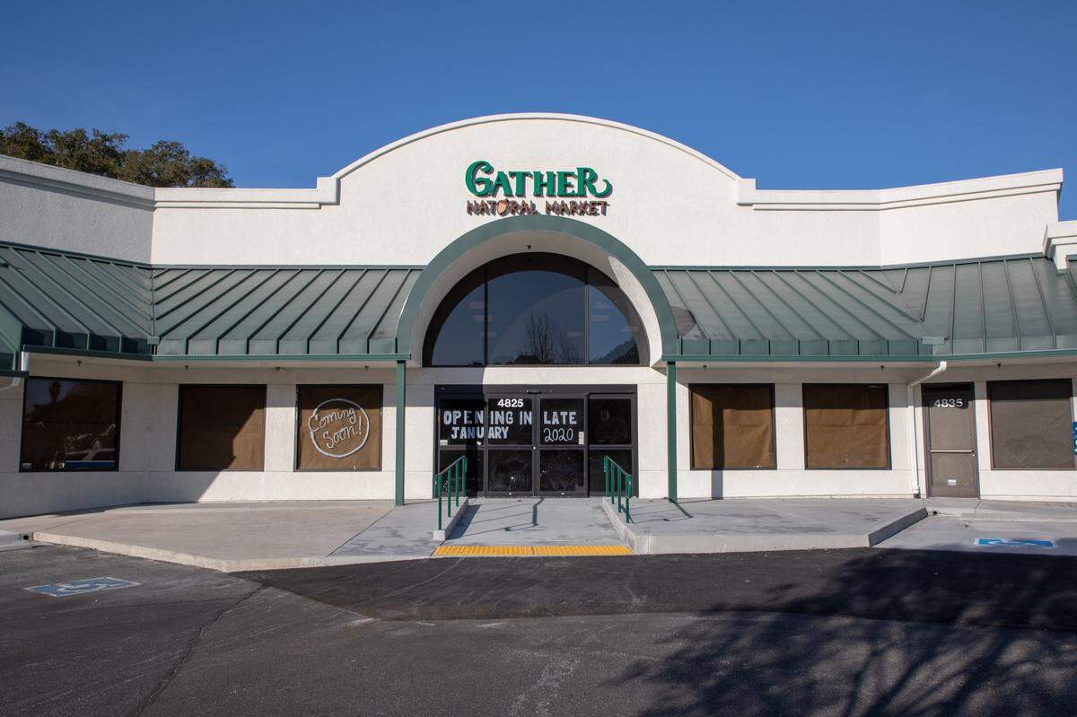 Gather Natural Market, an independent grocery store specializing in organic, sustainable items, opened on El Camino Real in Atascadero in 2020.