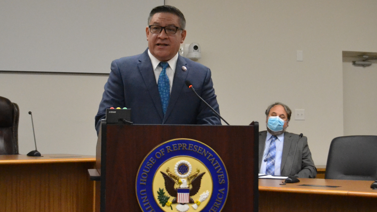 Rep. Salud Carbajal supports sending funding and weapons to Israel if they are “used appropriately,” he said at a town hall in Arroyo Grande on Monday, Jan. 22, 2024.