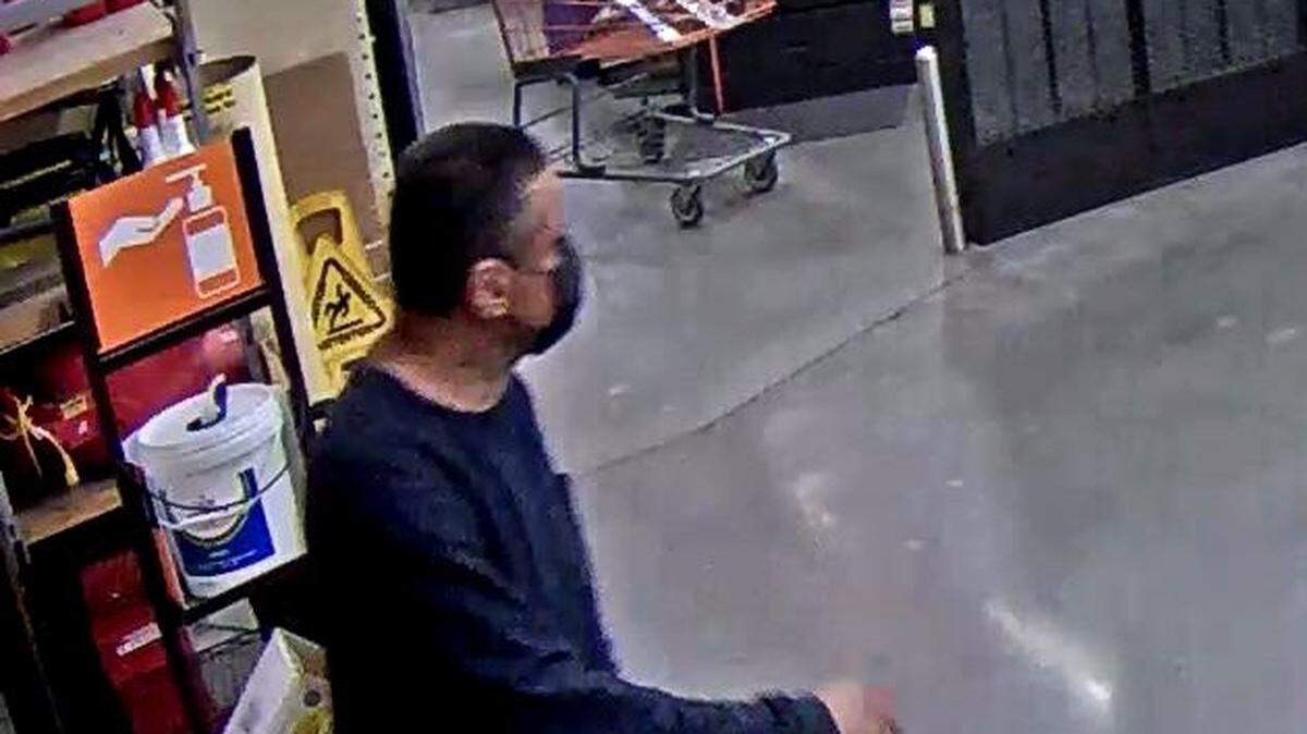 The San Luis Obispo Police Department is searching for a man who allegedly stole a copper pipe from Home Depot and threatened an employee, the agency said on X on Oct. 17, 2024.