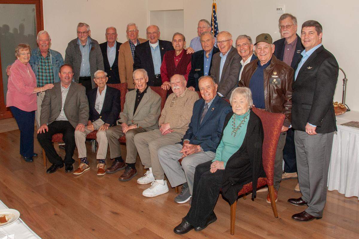 Former servicemen from World War II and the Vietnam War, as well as veterans of other conflicts, gathered in San Luis Obispo for Vandenberg’s Military Order of the World Wars chapter reunion on Jan. 19, 2024, at the the San Luis Obispo Country Club.