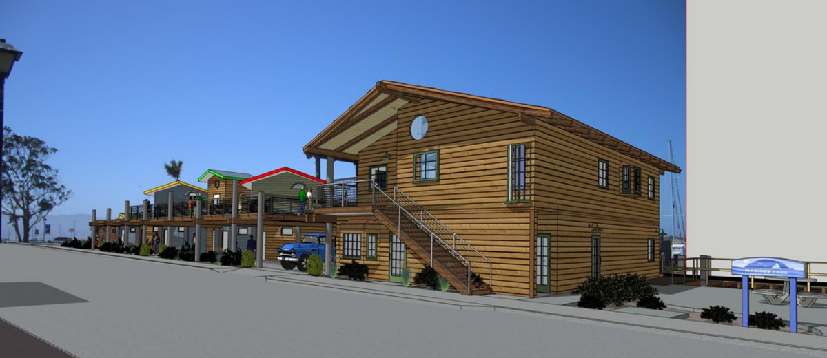 The Morro Bay City Council approved the design for a new hotel and retail space on the Embarcadero on Jan. 28, 2025.