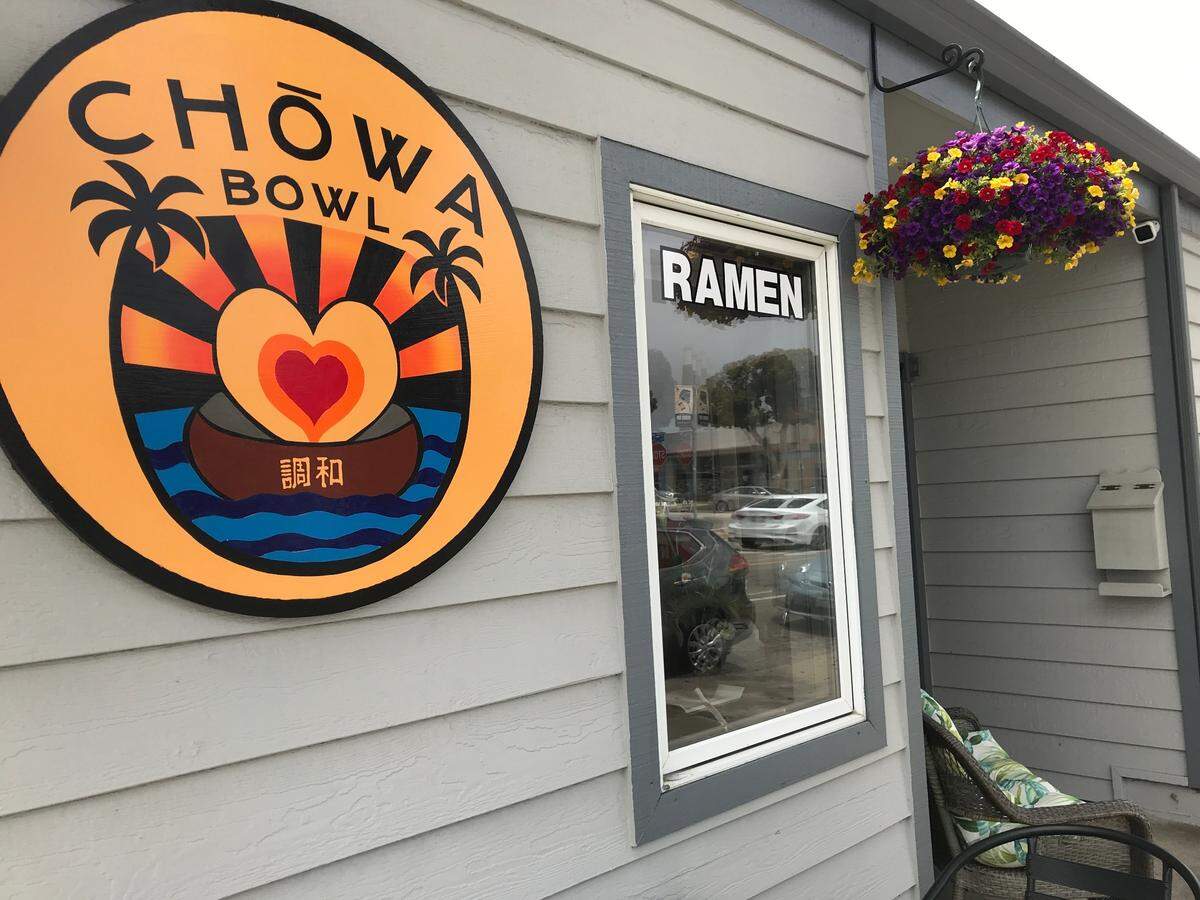 This is the view of Morro Bay’s new Chowa House eatery get when they drive by its 898 Main Street address. The order window is around the corner, facing Harbor Street.