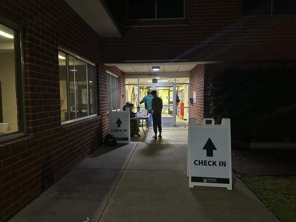 All exits at the Santa Lucia dorms were guarded with volunteers on March 15, 2025, as the university worked to prevent damage from potential St. Fratty’s Day partying.
