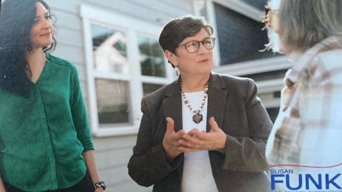 Susan Funk, a candidate running for the District 5 seat on the San Luis Obispo County Board of Supervisors, sent out a postcard signed by a volunteer named Debbie, leading some to accuse her of misleading voters by suggesting current Supervisor Debbie Arnold was supporting her.