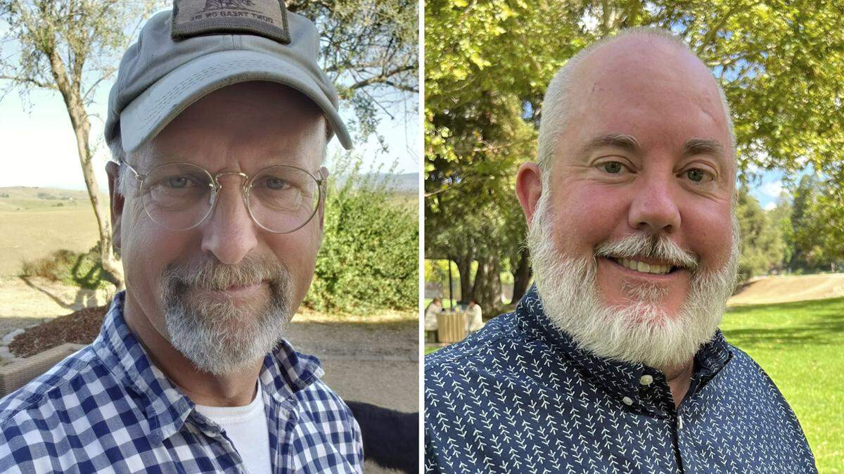 Kenney Enney, left, was appointed to serve on the Paso Robles Joint Unified School District board of trustees, while Matt Pennon was appointed to serve on the Atascadero Unified School District board.
