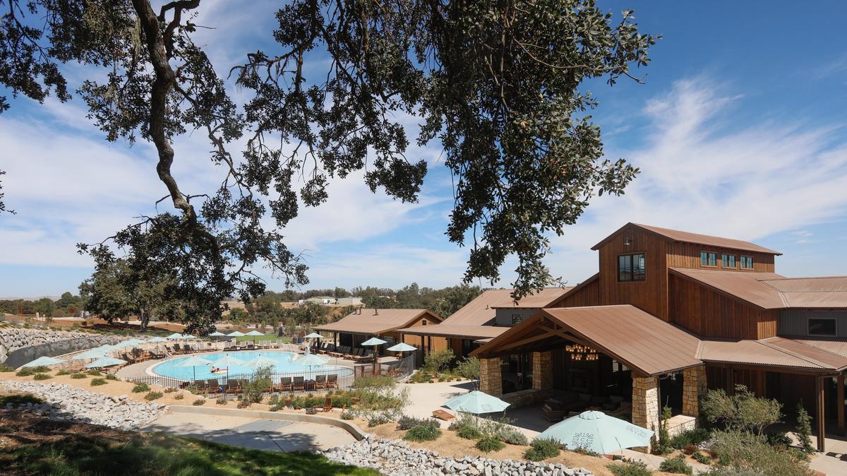 Cava Robles RV resort, which opened in summer 2018, has more than 300 spaces for RVs, cabin rentals and resort amenities that include two pools, a club house, putting green, wine tasting, a bistro and walking trails.