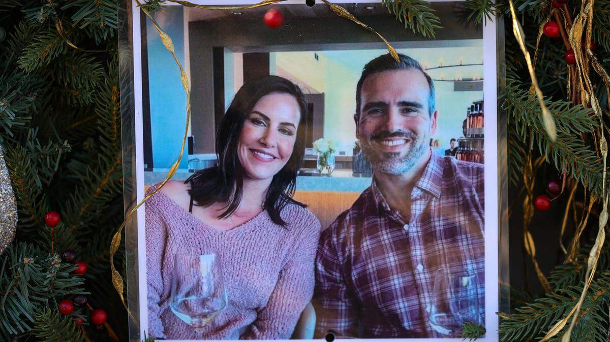 Matthew Chachere, 39, and Jennifer Besser, 36, were found dead under dense brush near the intersection of Sacramento Drive and Basil Lane in San Luis Obispo on Nov. 22, 2022, following a car crash the evening before. Police believe the driver hit the couple while traveling at excessive speed. A memorial with flowers and photos were placed where the car had hit the bridge, and the driver is cooperating with the investigation, according to police.