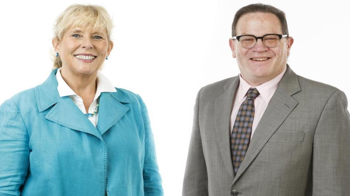 Former Grover Beach Mayor Debbie Peterson, who ran unsuccessfully for county supervisor against Adam Hill and Dan Carpenter in the June primary, accused Hill, right, of violating state law and intimidating her during a private meeting in 2013.