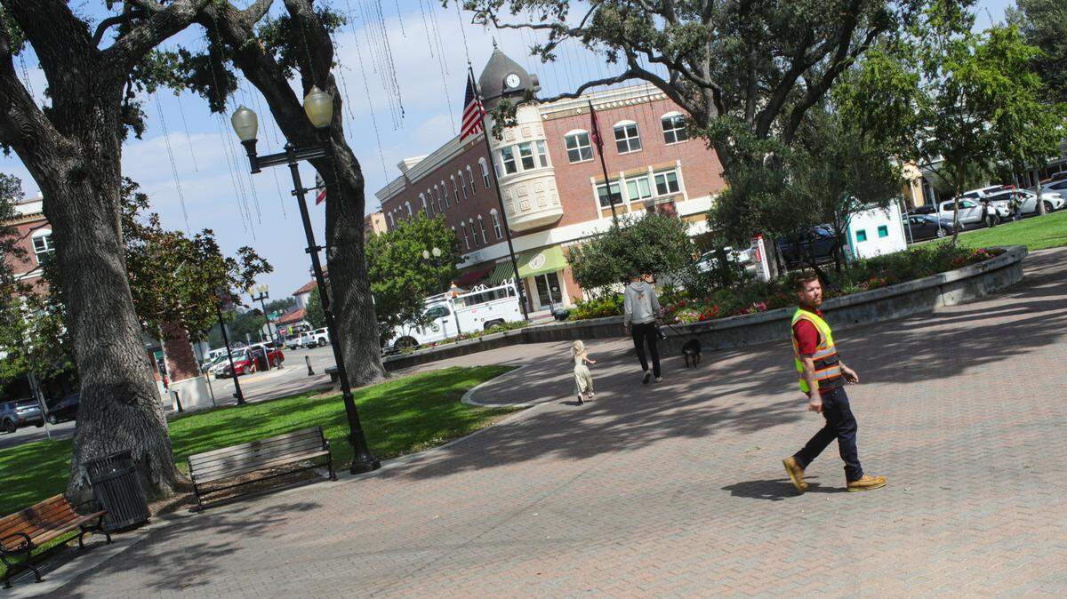 Downtown City Park in Paso Robles on Sept. 21, 2023.
