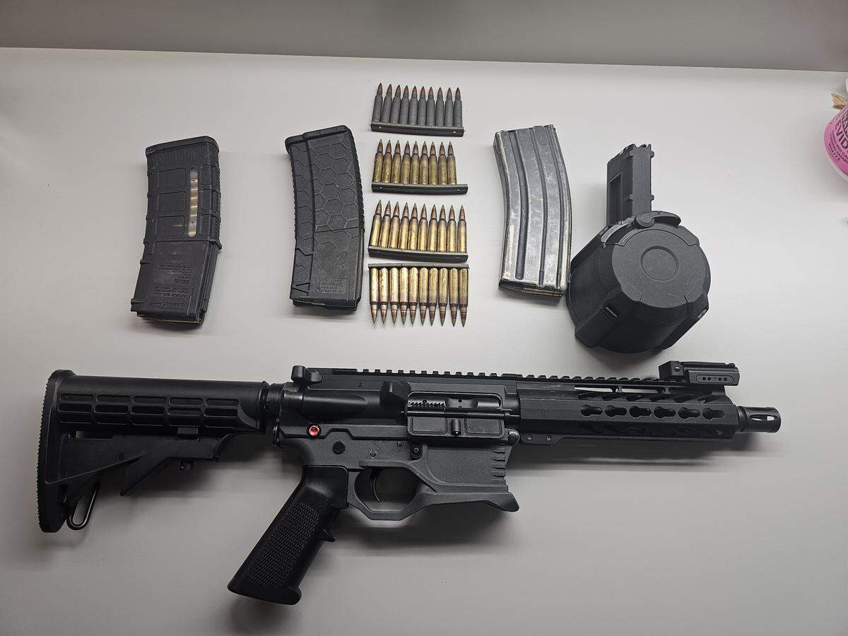 The Grover Beach Police Department arrested Porterville resident Henry Vincent Terronez, 34, in connection with a human trafficking investigation on March 27, 2025. Police found an AR-15 loaded with armor-piercing bullets in his car.