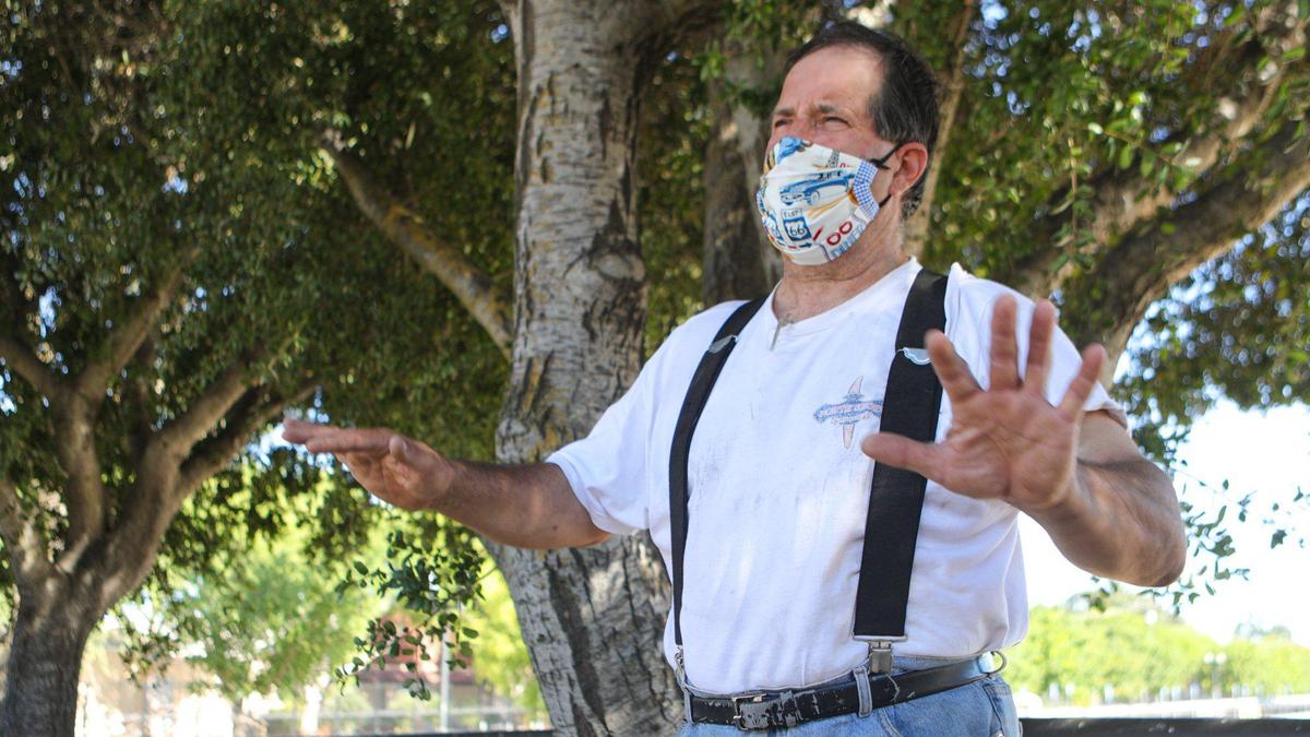Casey Abbott is employed but homeless. His former home was destroyed in the Thomas Fire and he currently lives under the 13th Street Bridge in the Salinas Riverbed. He doesn’t think the city’s new homeless camp at Borkey Flats north of the 24th Street Bridge is a good idea.