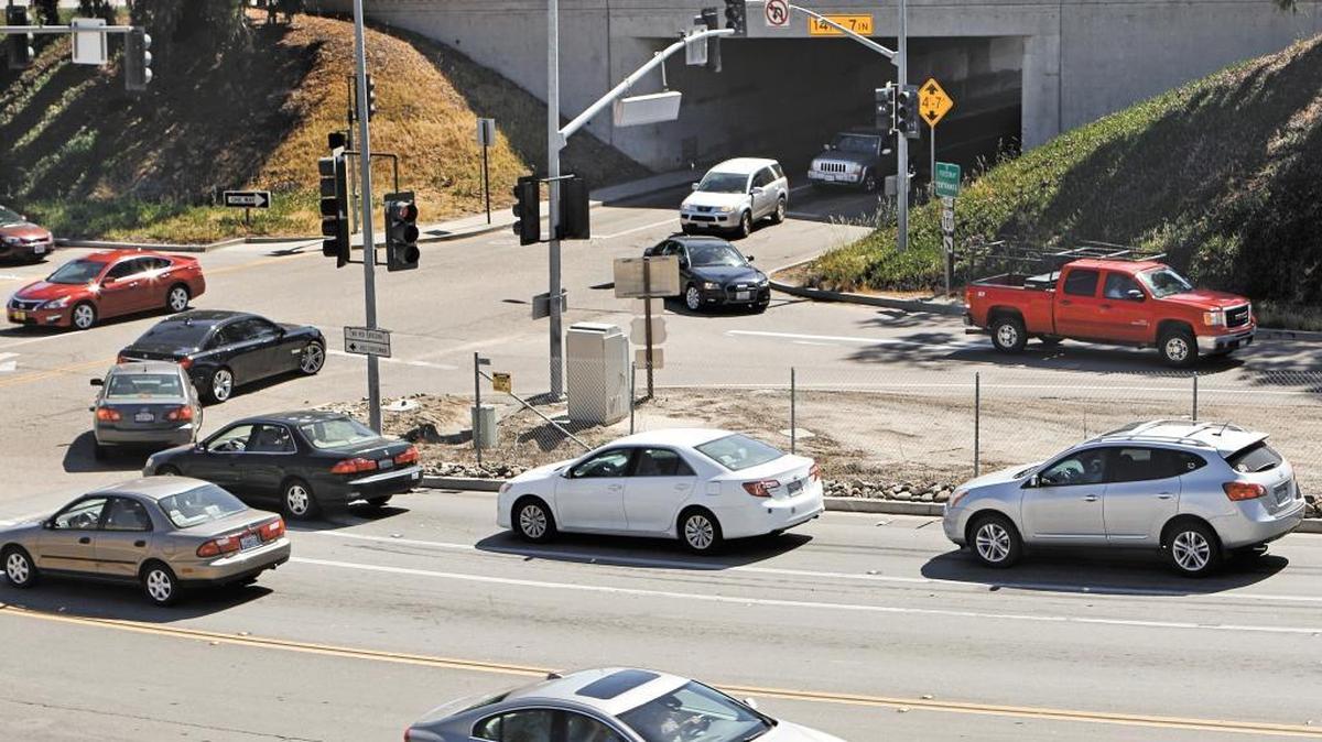 The Highway 101 on-ramp at Brisco Road in Arroyo Grande.